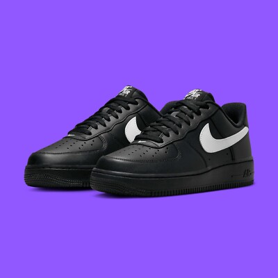 Nike Air Force 1 Low '07 Black White FZ0627-010 Men's Size New | eBay