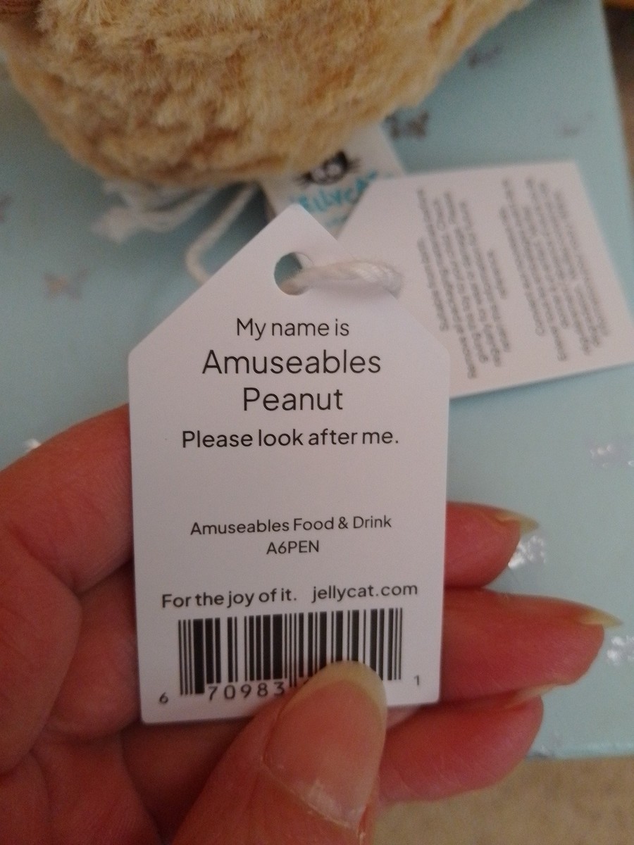 Jellycat. Amuseable Peanut. Genuine. Brand New With Tags | eBay
