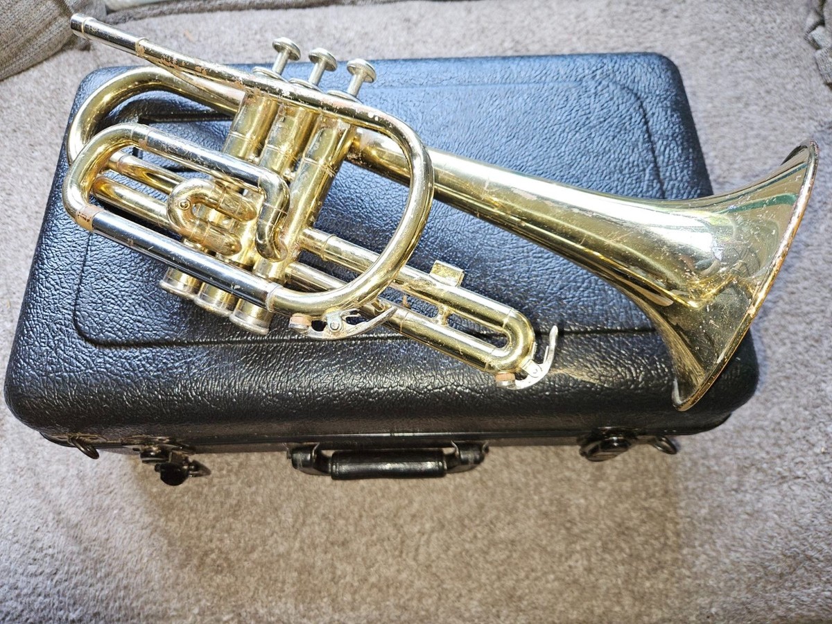 Yamaha YCR-231 cornet. Japan. Good cond, miss finger-hook. | eBay