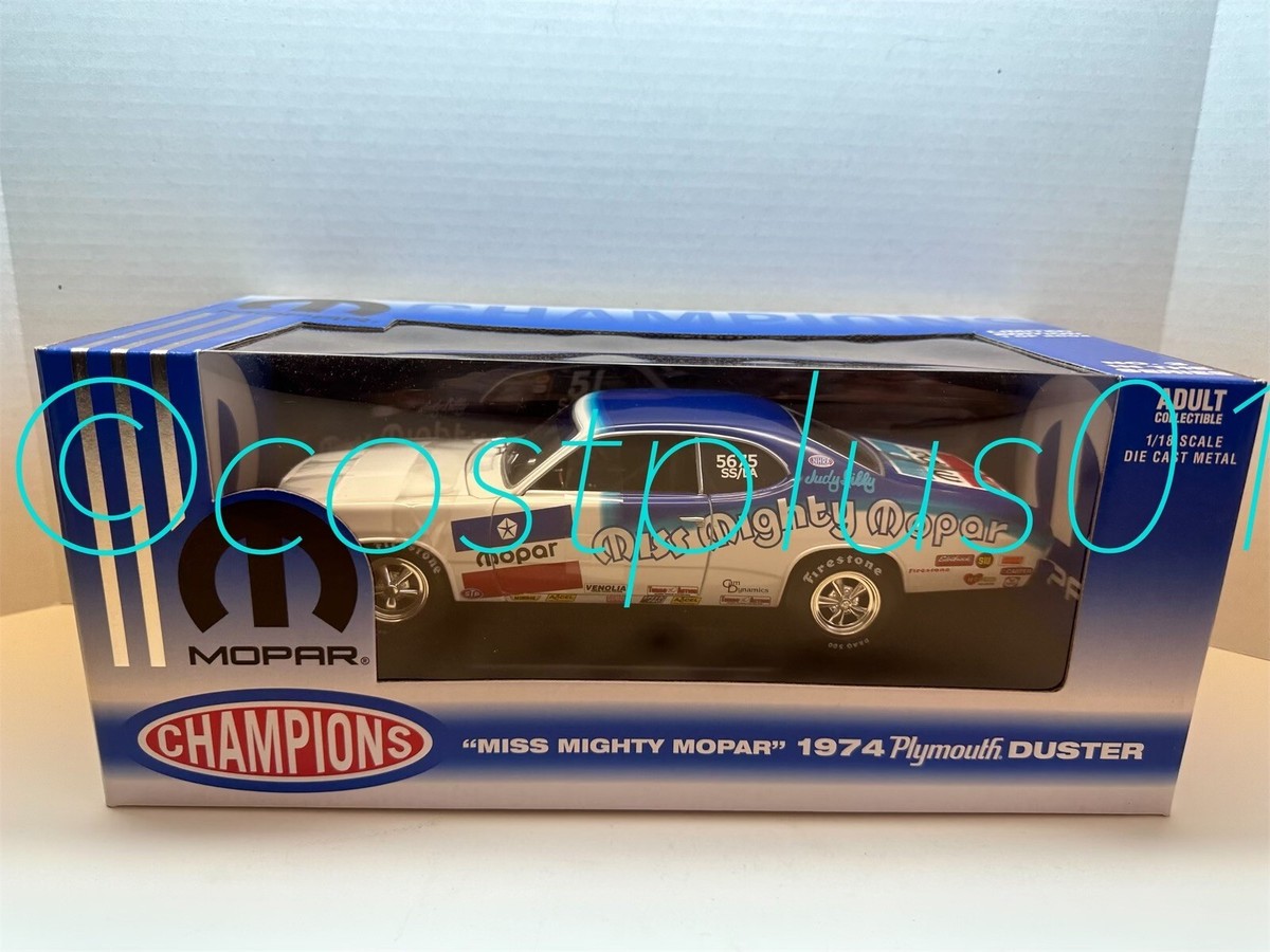 MOPAR CHAMPIONS 1974 PLYMOUTH DUSTER 1:18 NO. 3 IN THE SERIES 1 OF
