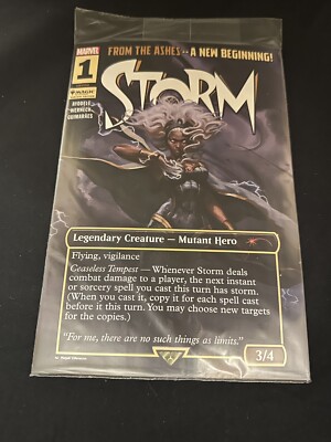 Storm #1 Magic The Gathering NYCC 2024 Promo Variant! MTG, Marvel