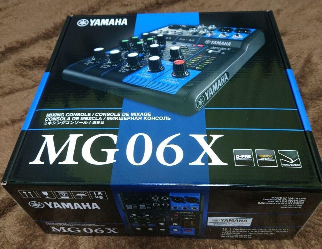 YAMAHA MG06X 6Ch Mixing Console Analog Mixer Japan New | eBay