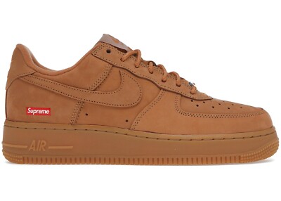 Supreme x Nike Air Force 1 Low Wheat Size 11.5 - Brand New In Box