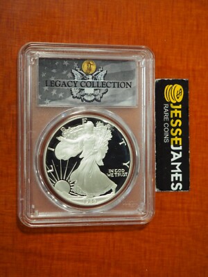 1986 S PROOF SILVER EAGLE PCGS PR70 DCAM LEGACY COLLECTION MAGNUM