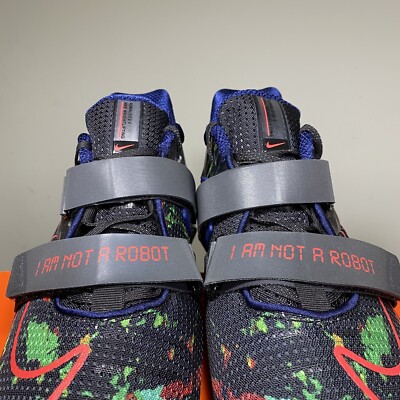 NEW Men's Nike Romaleos 4 AMP I Am Not A Robot Weightlifting