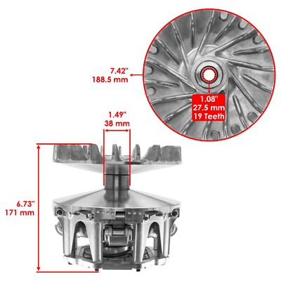 Caltric Primary Drive Clutch For Kawasaki Teryx 800 KRF800 2016
