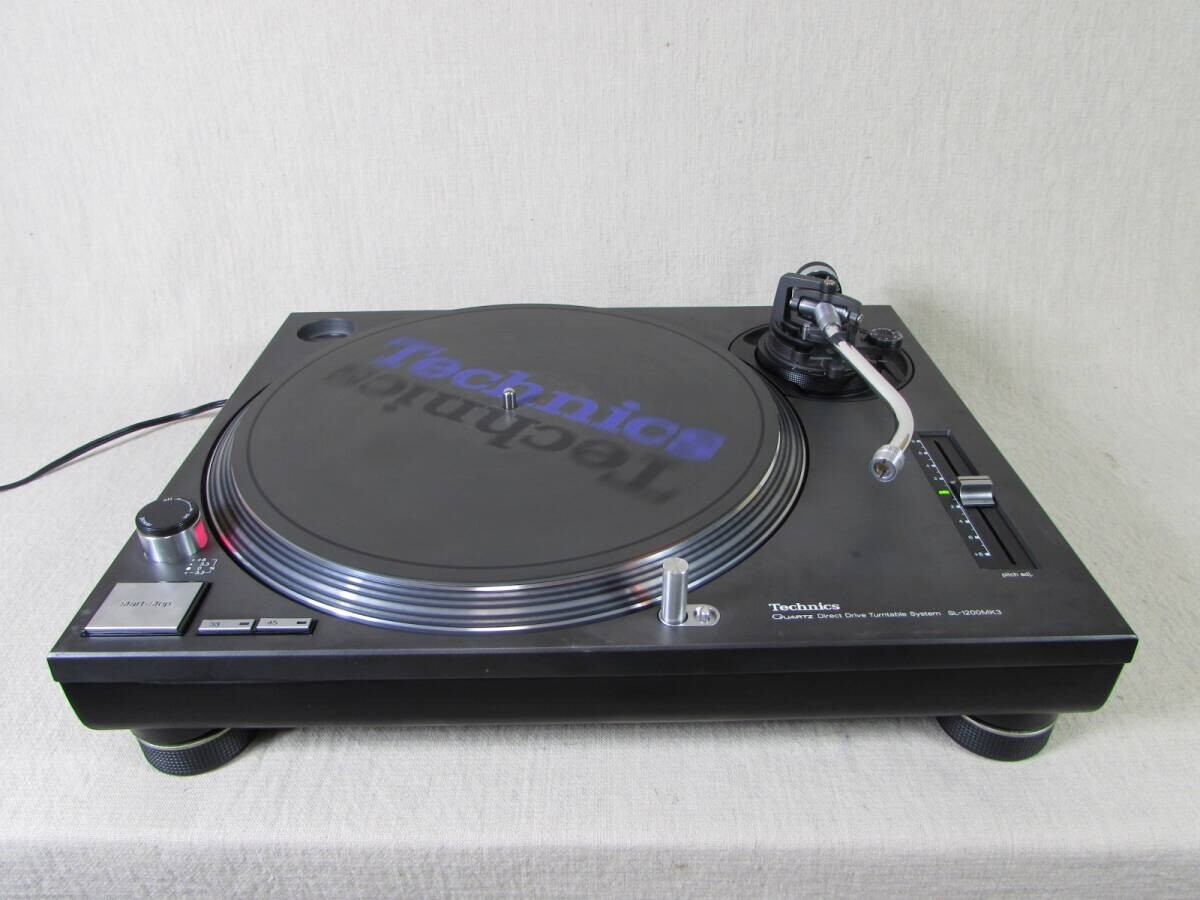 Technics SL-1200MK3 Direct Drive DJ Turntable Operation Confirmed