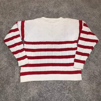 Vintage Christian Dior Anchor Sweater 80s Long Sleeve Crew Neck