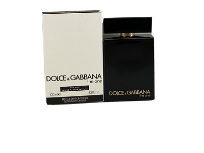 DOLCE & GABBANA THE ONE FOR MEN 100ML 3.3 OZ EAU DE PARFUM INTENSE