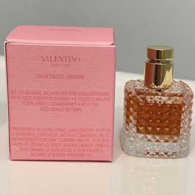NIB Valentino Donna EDP/Donna ACQUA EDT perfume splash mini 0.2 oz