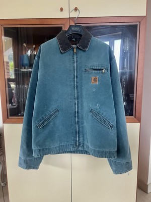 carhartt jacket j43 htg j97 htg size large detroit | eBay