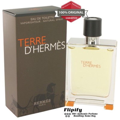 Terre D'Hermes Cologne EDT Spray for Men by Hermes 3.4 oz 1.7 oz 5