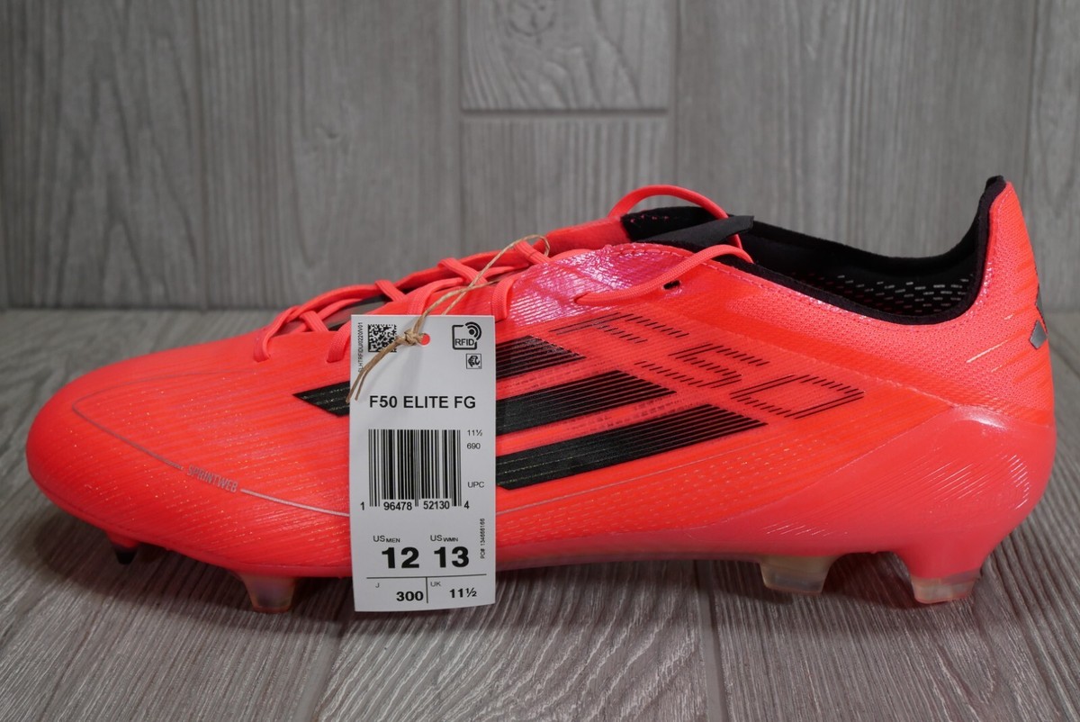 NIB Adidas F50 ELITE FG Turbo Black Metallic Soccer Cleats IE3191