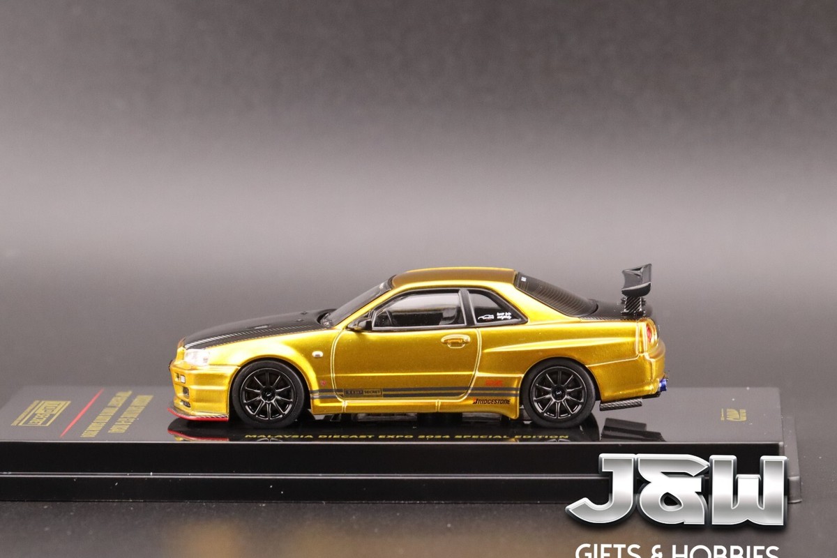 Inno64 Nissan GT-R R34 Gold Top Secret MDX EXPO 2024 Tokyo Auto