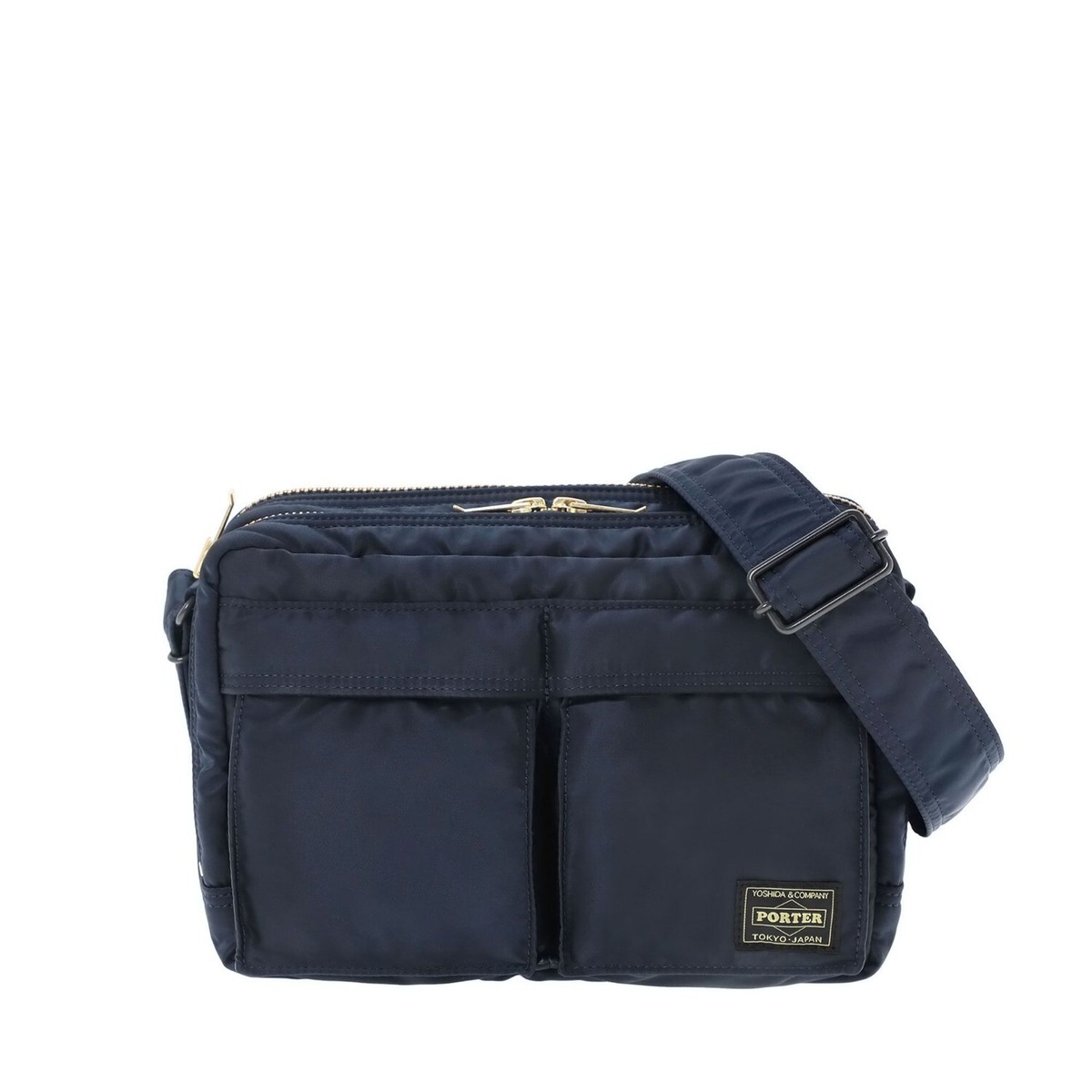 PORTER TANKER SLING BAG W zip 622-15154 IRON BLUE Yoshida & Co