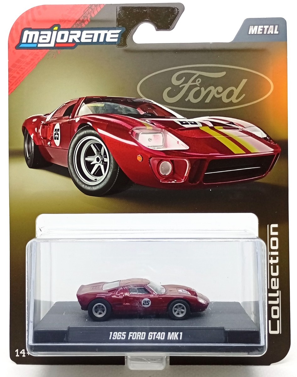 Majorette 1965 Ford GT40 MK1 Racing no.25 Red 1:64 in Package with