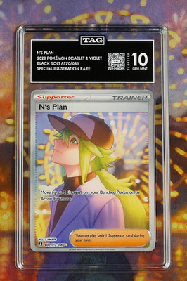Pokemon TAG 10 N's Plan SIR 170/086 SV11B Black Bolt English | eBay