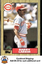 Barry Larkin #648 Prices [Rookie] | 1987 Topps | Baseball Cards