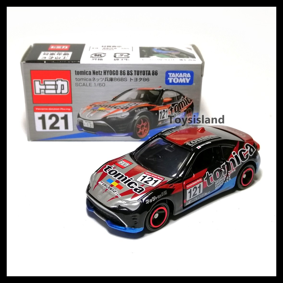 TOMICA 121 Netz HYOGO 86 BS Toyota 86 GAZOO RACING 1/60 TOMY