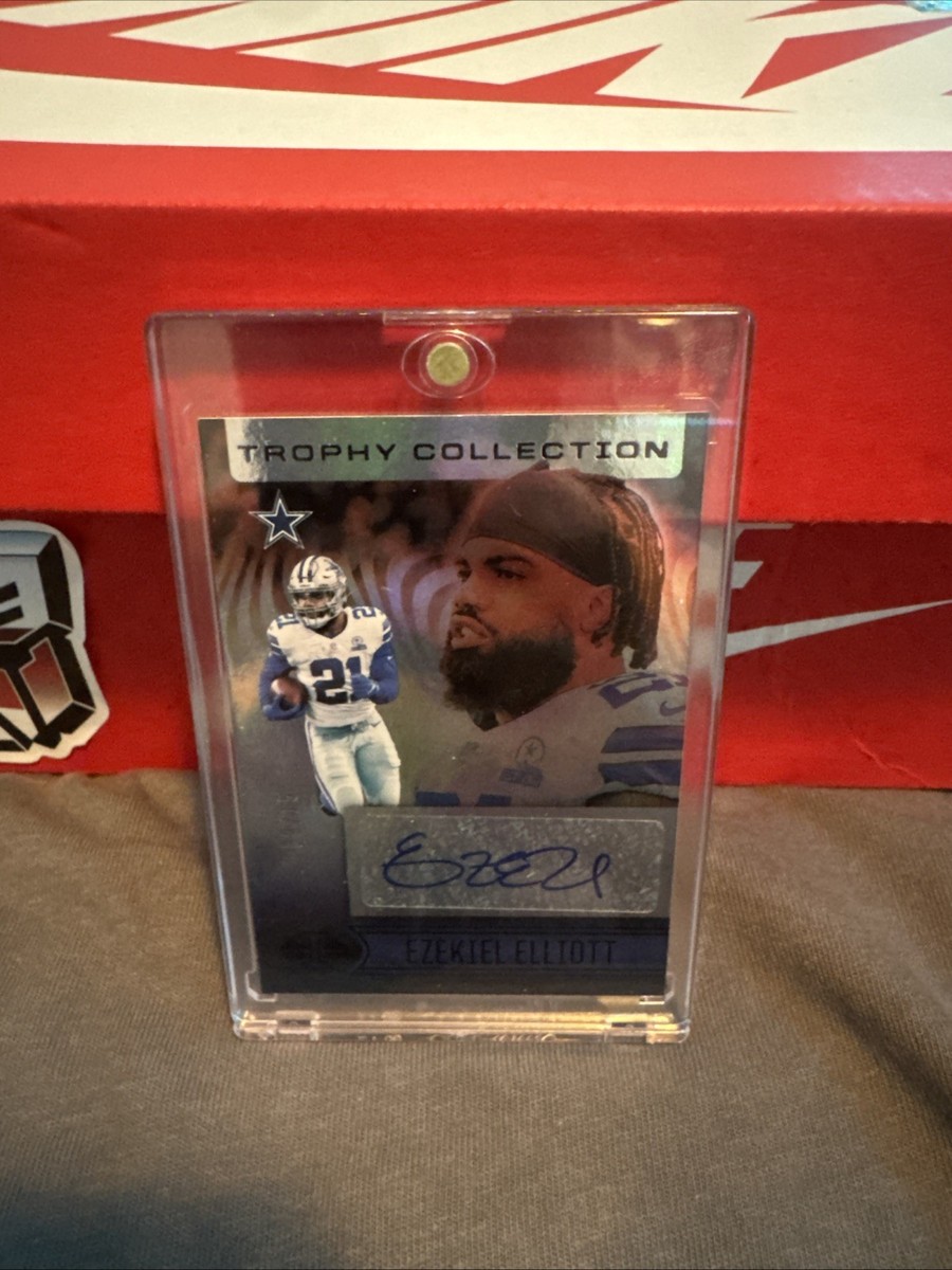 Ezekiel Elliott 2021 Illusions 6/15 Trophy Collections Auto | eBay