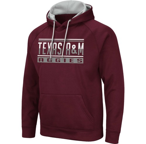 VTG 90s Russell Atheltic Texas A&M Aggies Hoodie Sweatshirt Adult