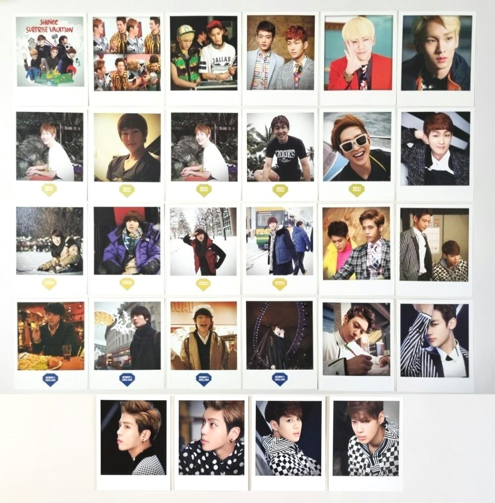 SHINEE Official Photocard Polaroid Card Original Surprise Vacation
