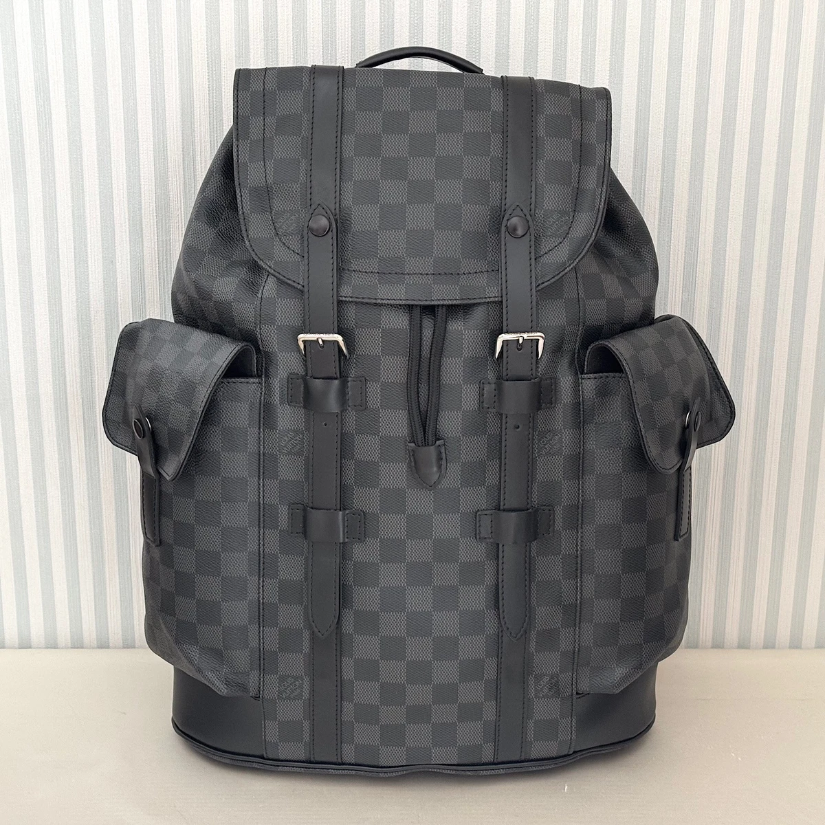 Louis Vuitton Backpack Black Bags for Men for sale | eBay