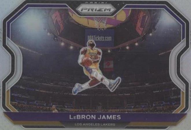 2020-21 Panini Prizm - LeBron James #1 Silver Prizm Kobe Tribute