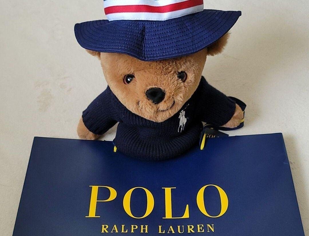 Ralph Lauren POLO Plush Golf Head Cover Driver Bear stuffed animal
