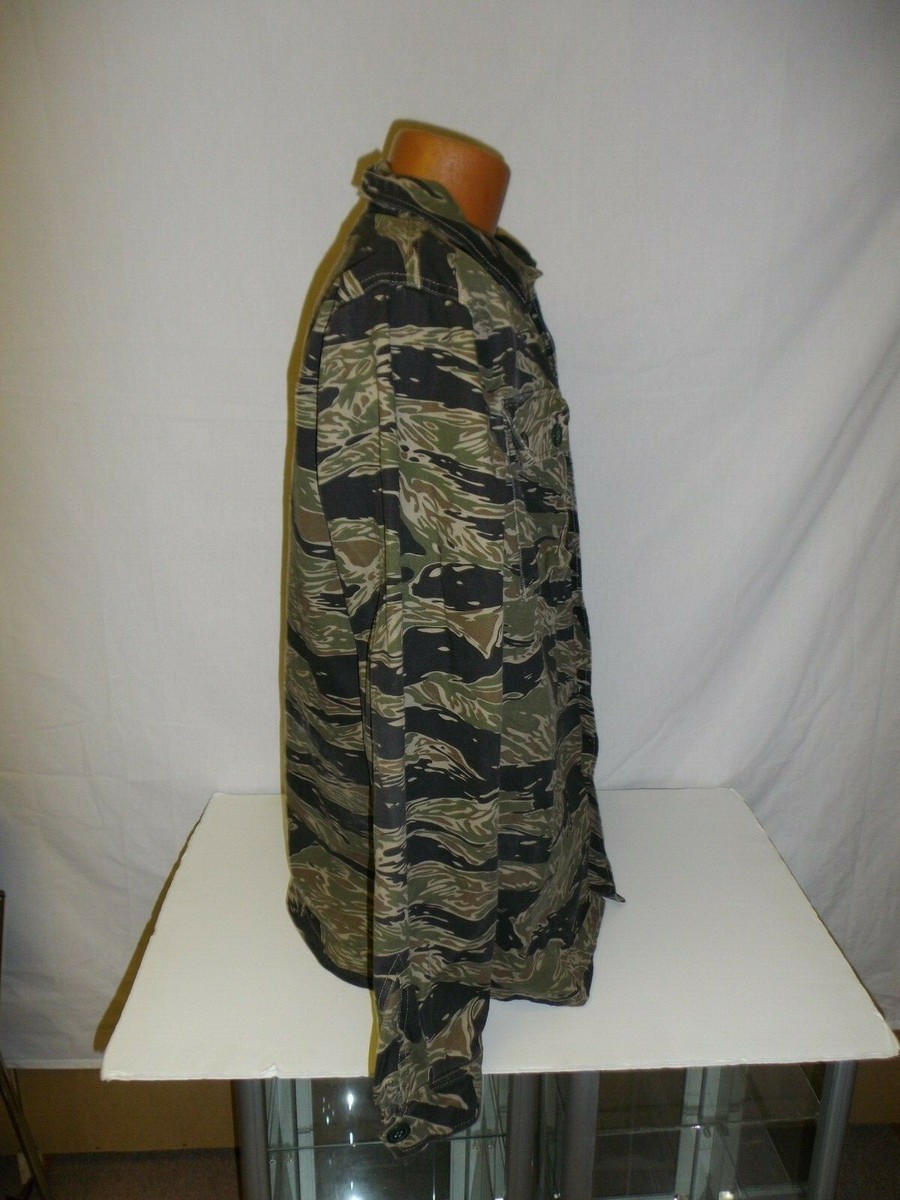 VNT2sz RVN Vietnam Tiger Stripe Camouflage Uniform Set zipper