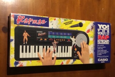 Casio Rapman Keyboard RAP-1 Voice Effector Hip Hop With Box