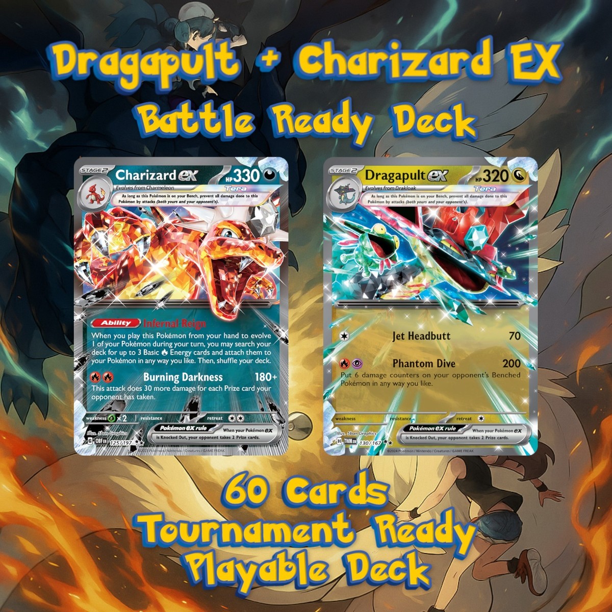 Charizard & Dragapult EX Deck | Black & White Meta | Pokemon