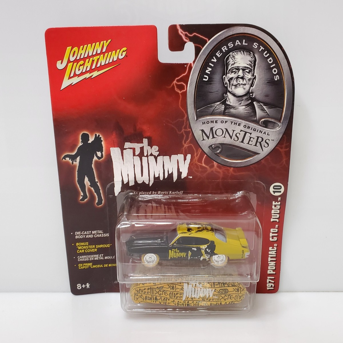 Rare Johnny Lightning The Mummy 1971 Pontiac GTO Judge White