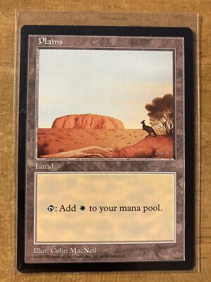 MTG✨APAC Land Promo PLAINS Australia 🇦🇺 BLUE✨MINT Rare 1997
