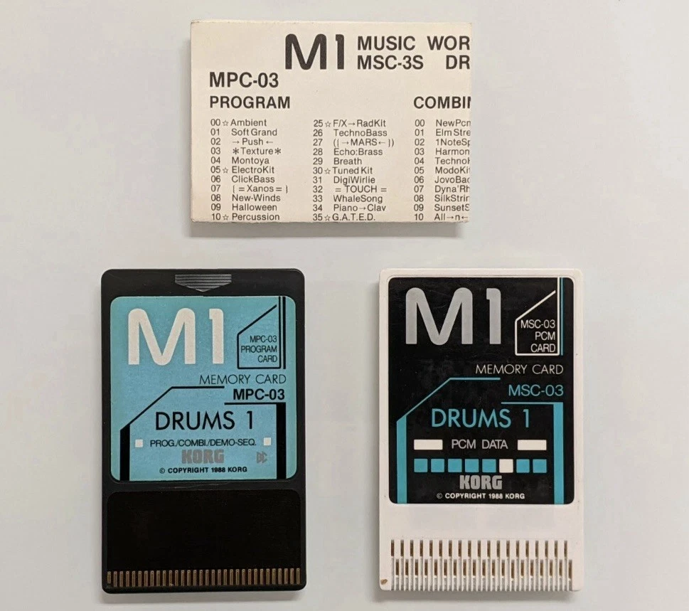 Korg M1 Card products for sale | eBay