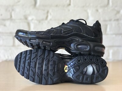 Nike Air Max Plus Triple Black Running Shoes Sneakers 604133-050