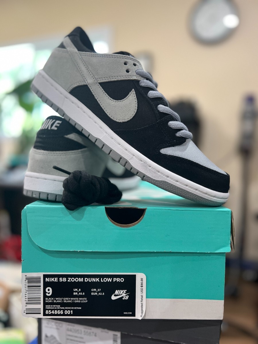 Nike SB Zoom Dunk Low Pro “Wolf Grey” (Size 9) 854866-001 NIB | eBay