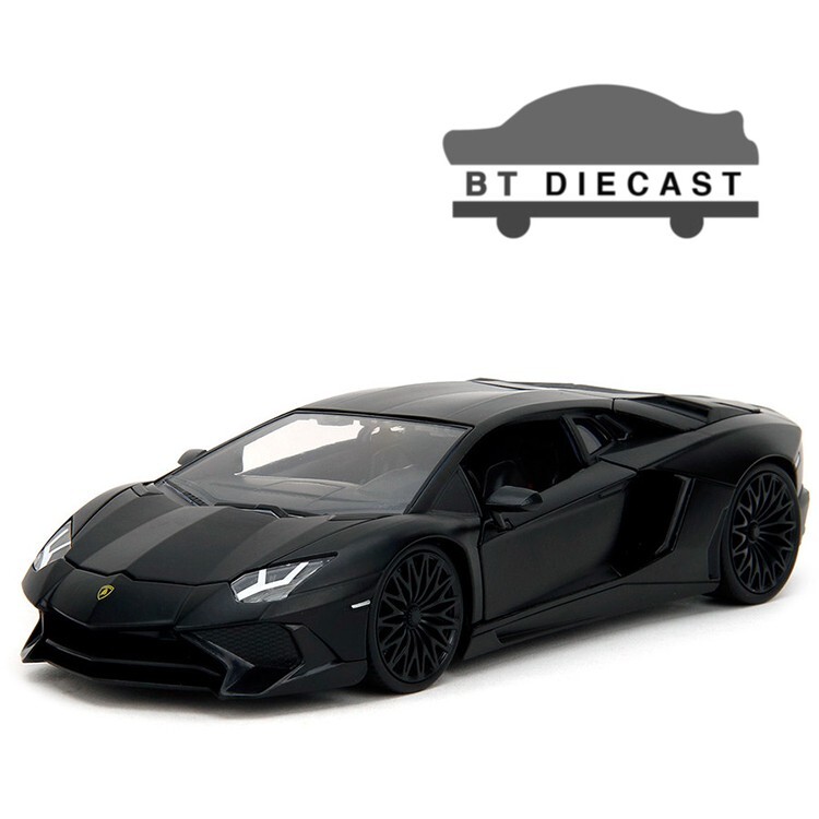 JADA FAST & FURIOUS SHAW'S LAMBORGHINI AVENTADOR 1/24 MATTE BLACK
