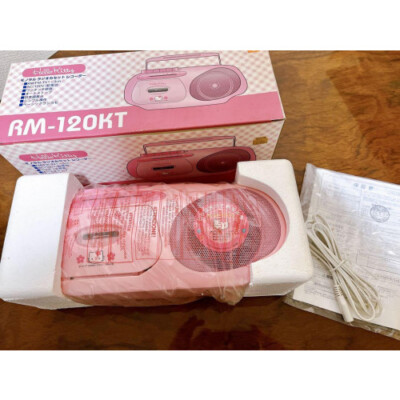 Hello Kitty Boombox Cd/cassette Player/tape Recorder FM Stereo
