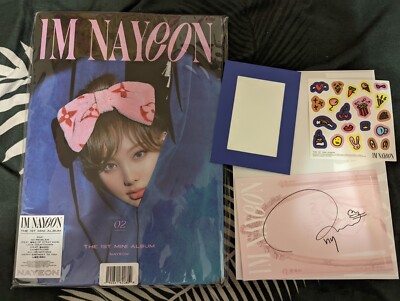 IM NAYEON POP Album with SIGNED Postcard (Twice Shop Exclusive) | eBay