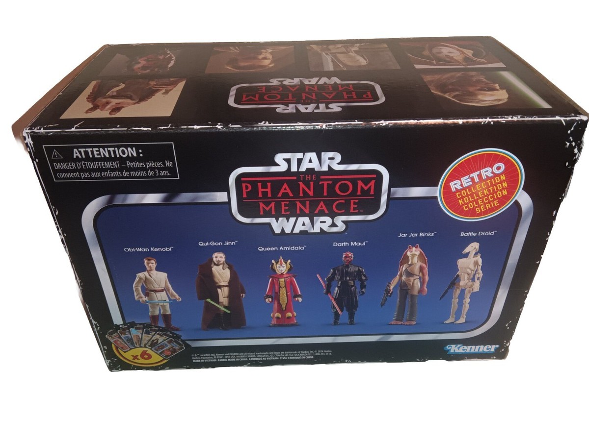 STAR WARS Retro Collection 6 Figures NIB 25th Anniversary Phantom