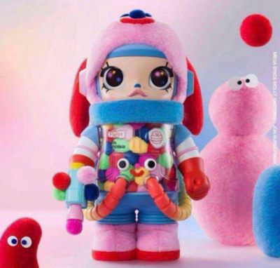 POP MART MEGA SPACE MOLLY 1000% and 400% Jon Burgerman Figure PVC