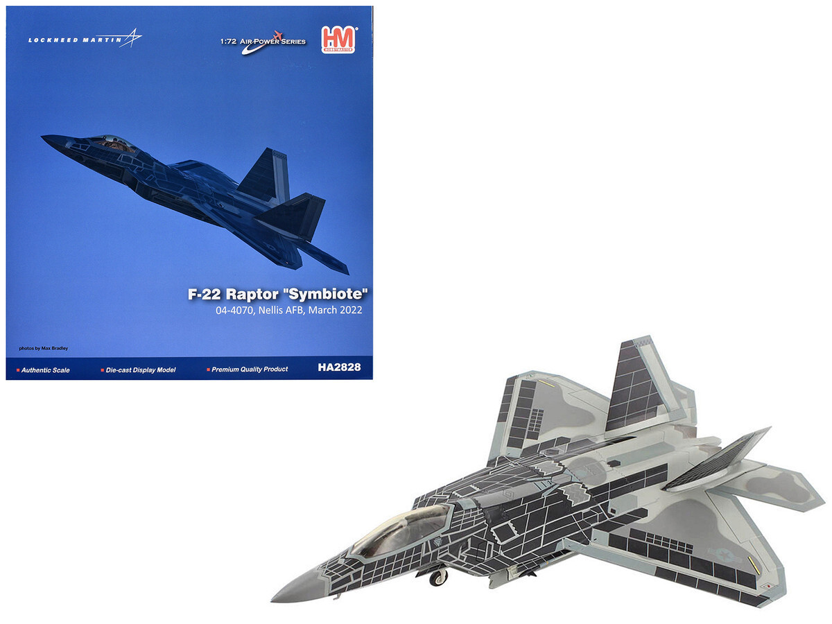 Hobby Master Lockheed F-22A Raptor Aircraft 