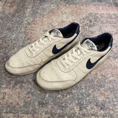 Nike 80s Vintage Bowling Shoes White x Navy | eBay