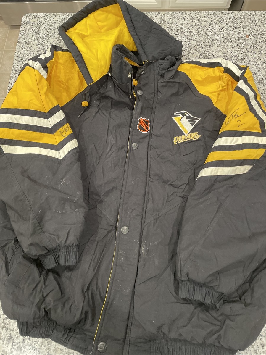 Vintage Pittsburgh Penguins Starter Center Ice Jacket XL Auto | eBay