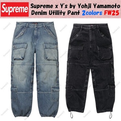 Supreme x Y's by Yohji Yamamoto Denim Utility Pant 2colors FW25 | eBay