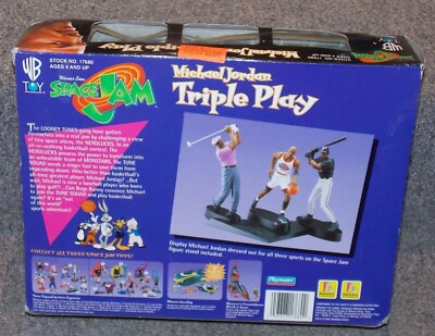 1996 Warner Bros Looney Tunes Space Jam Michael Jordan Triple Play