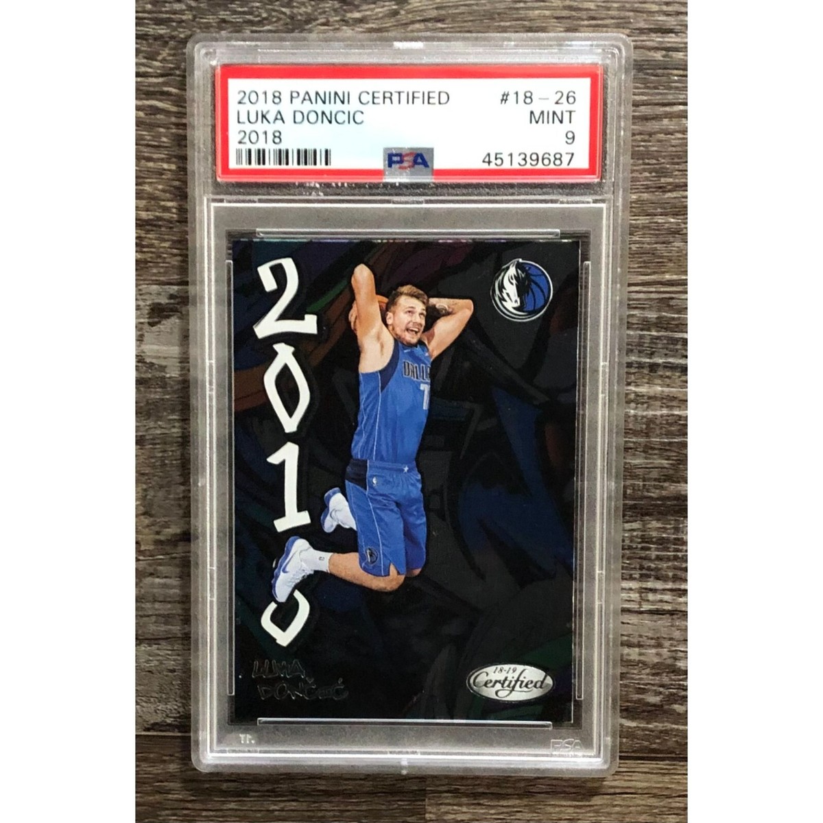 2018 Panini Certified Luka Doncic Graffiti SP Rookie PSA 9 Mint | eBay
