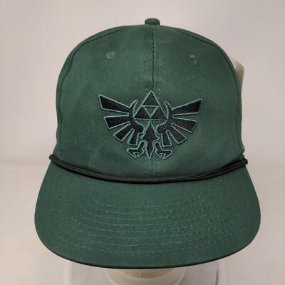 The Legends of Zelda Tears of The Kingdom Snapback Hat Green OS