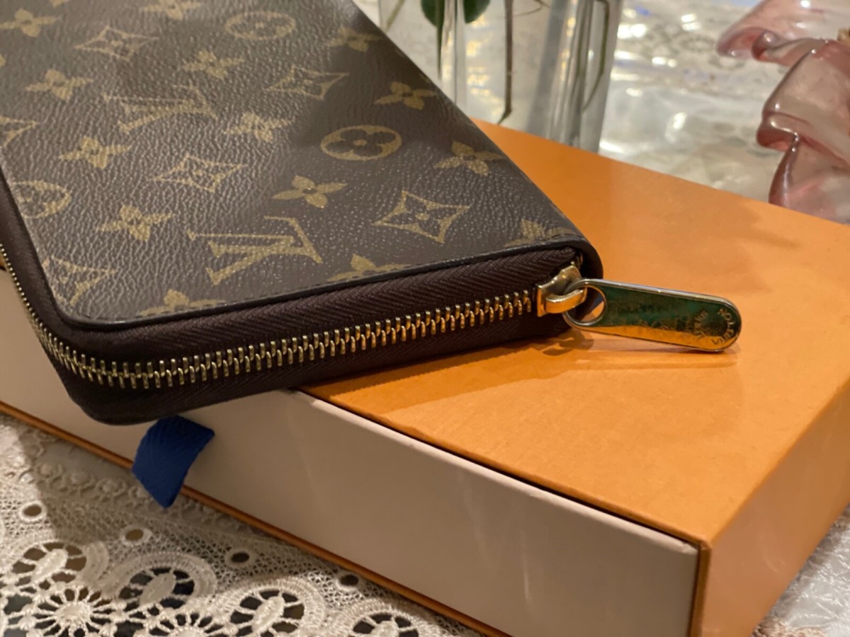 Louis Vuitton Monogram M60017 Zippy Wallet Round Purse - Brown | eBay